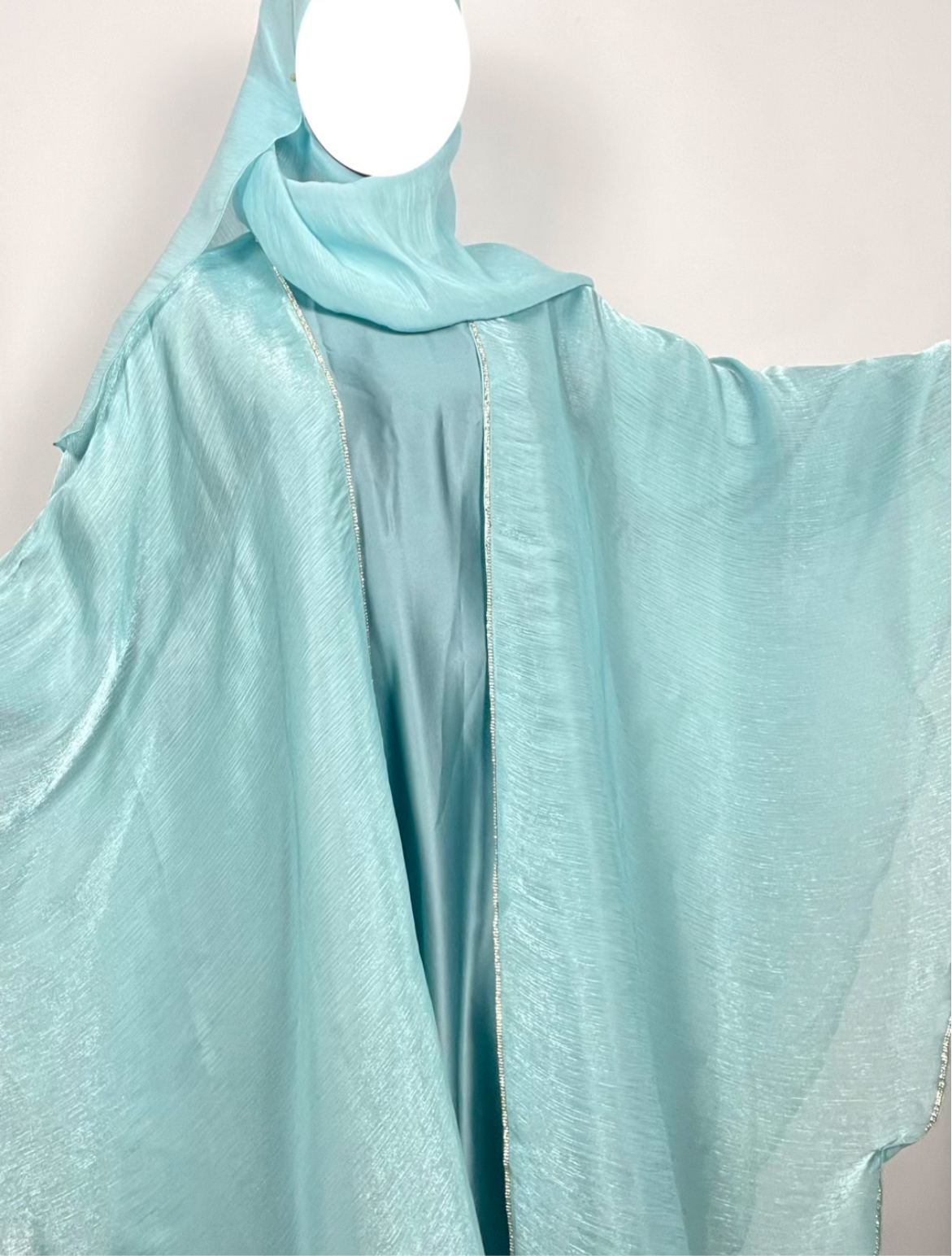 Nayrah Abaya- Seafoam blue