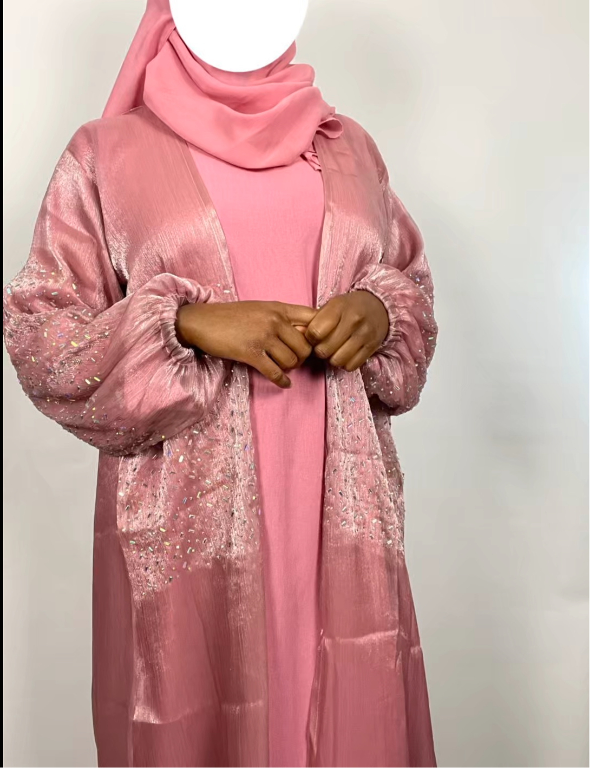 Zahra Abaya-Rose Pink