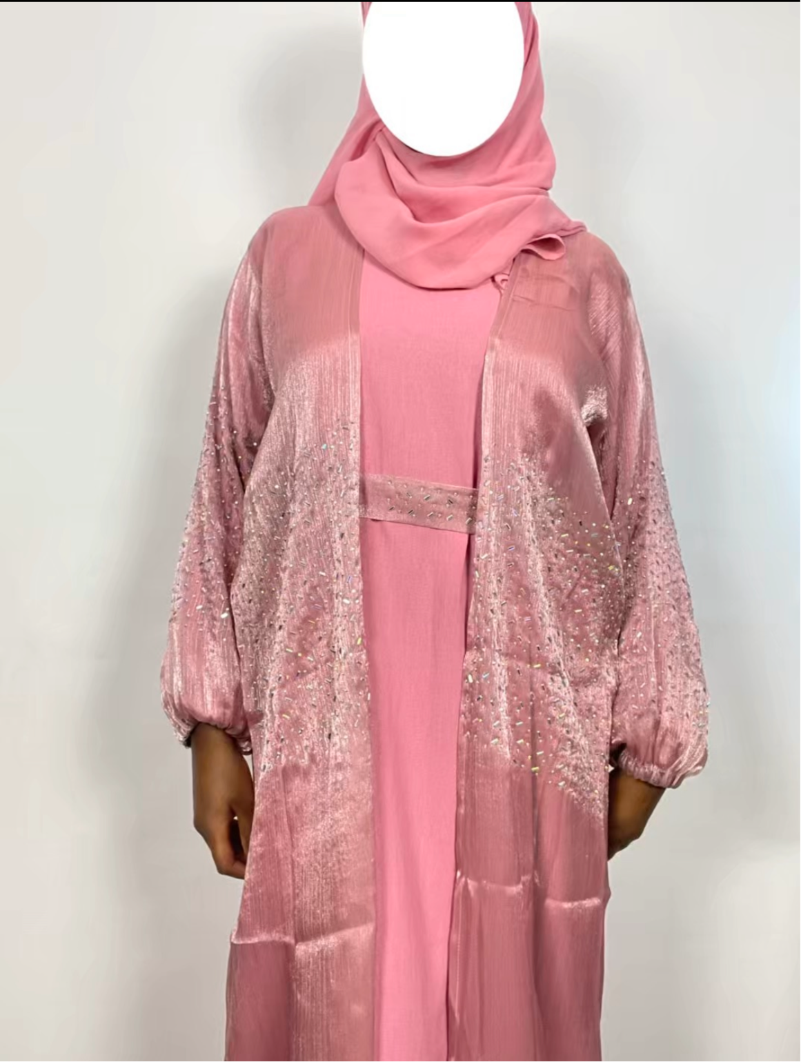 Zahra Abaya-Rose Pink